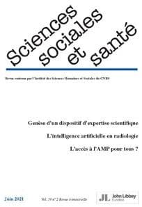 REVUE SCIENCES SOCIALES ET SANTE n.39
