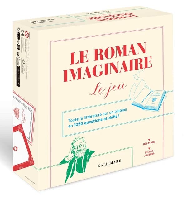 Le roman imaginaire : Le jeu ; Toute la littérature sur un plateau en 1250 questions et défis