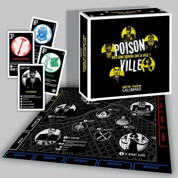 Poison Ville : Le jeu de la Série Noire ; Quel gang règnera sur la ville ?