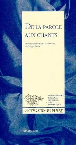 DE LA PAROLE AUX CHANTS