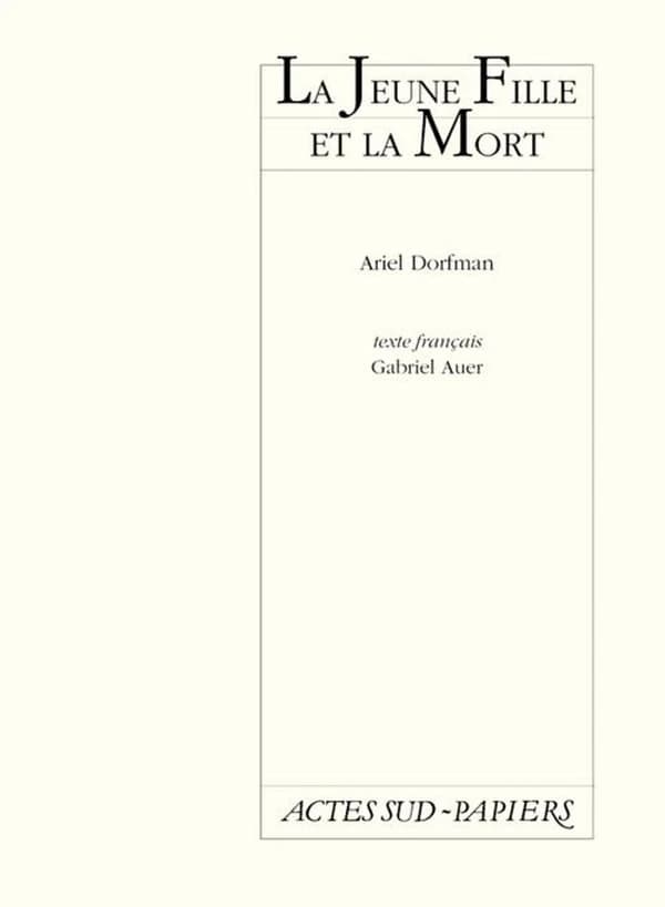 La jeune fille et la mort : [Saint-Étienne, Comédie de Saint-Étienne, 27 novembre 1997]