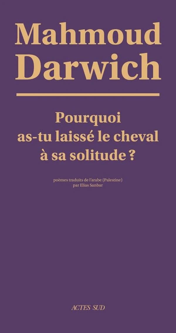 Pourquoi as-tu laissé le cheval à sa solitude ? : poèmes
