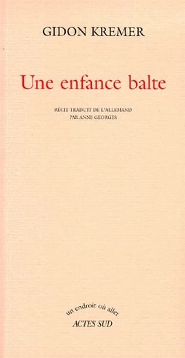 Une enfance balte : récit