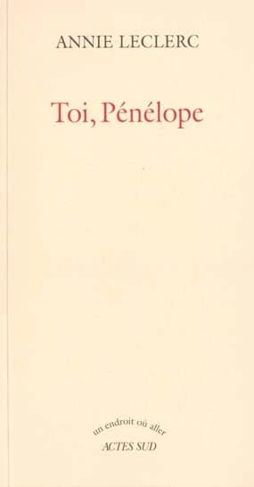 Toi, Pénélope