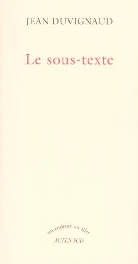 Le sous-texte