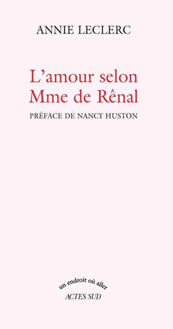 L'amour selon Mme de Rênal