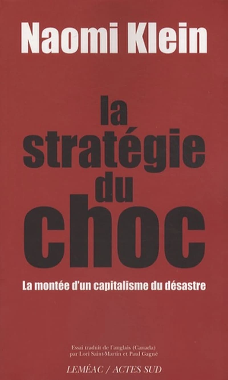 La stratégie du choc : la montée d'un capitalisme du désastre