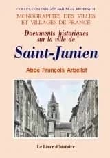 Saint-junien (documents historiques sur la ville de)