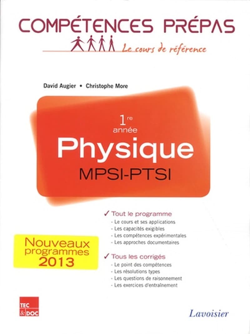 Physique MPSI-PTSI 1re année