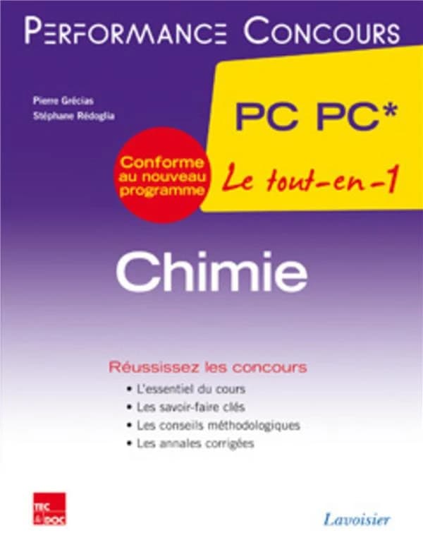 Chimie, 2e année PC PC*