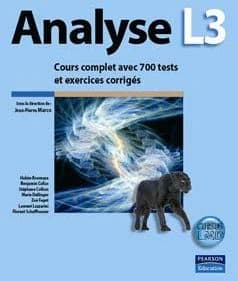 Mathématiques, L3. Analyse : cours complet avec 600 tests et exercices corrigés