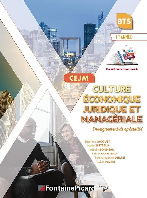 Culture économique, juridique et managériale ; BTS 1re année ; livre de l'élève