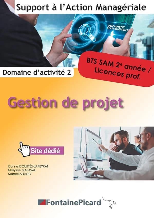 Gestion de projet Domaine d'activité 2 BTS SAM 2e année