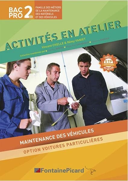 Activités en atelier ; bac pro maintenance des véhicules ; corrigé