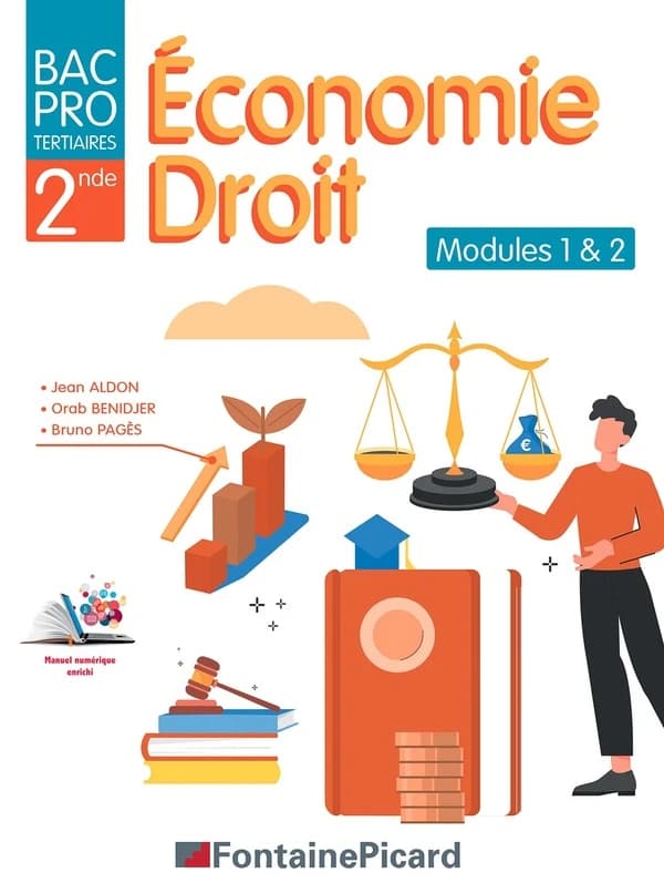 économie-droit modules 1 & 2 : seconde bac pro tertiaires