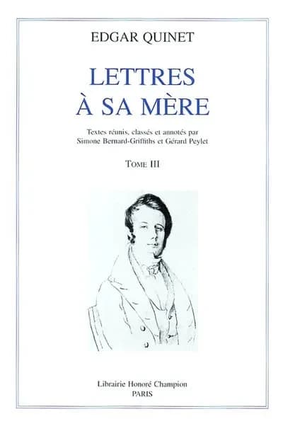 Lettres à sa mère. T. III, 1826-1830