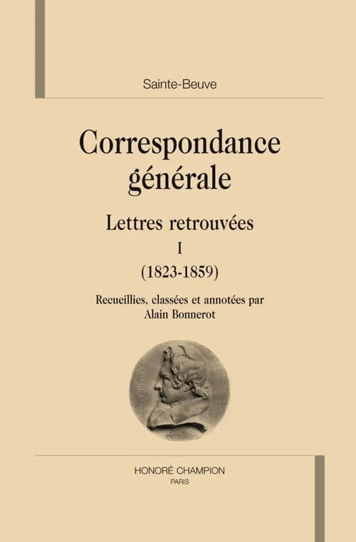 Lettres retrouvées. I, 1823-1859