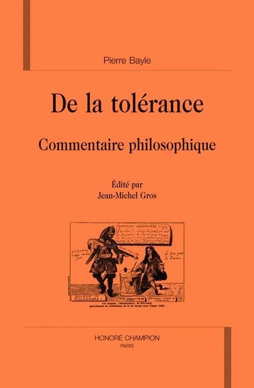 De la tolérance : commentaire philosophique