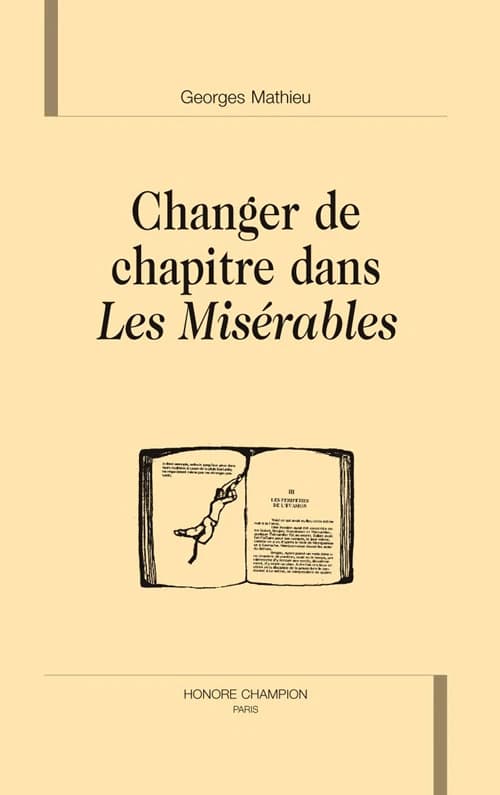 Changer de chapitre dans "Les misérables"