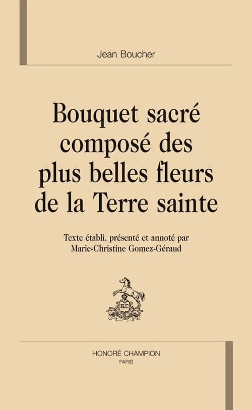 Bouquet sacré composé des plus belles fleurs de la Terre sainte