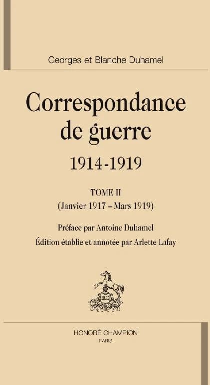 Correspondance de guerre, 1914-1919