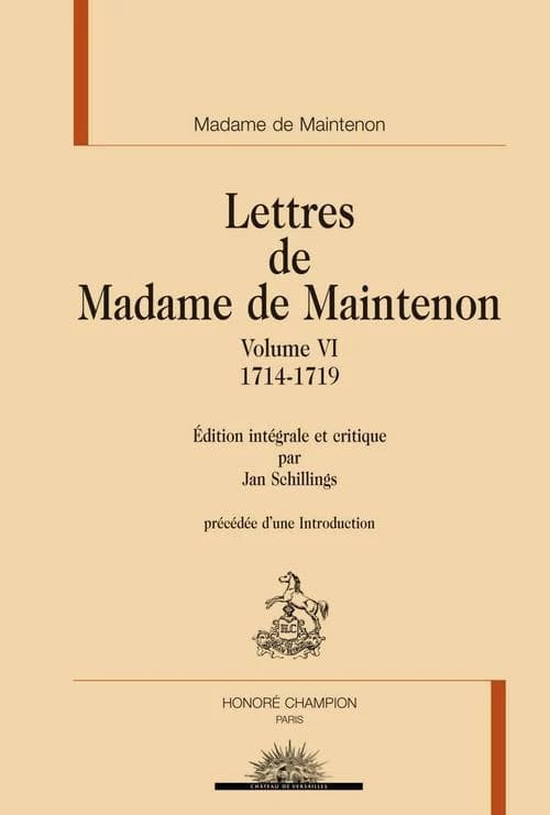 Lettres de Madame de Maintenon