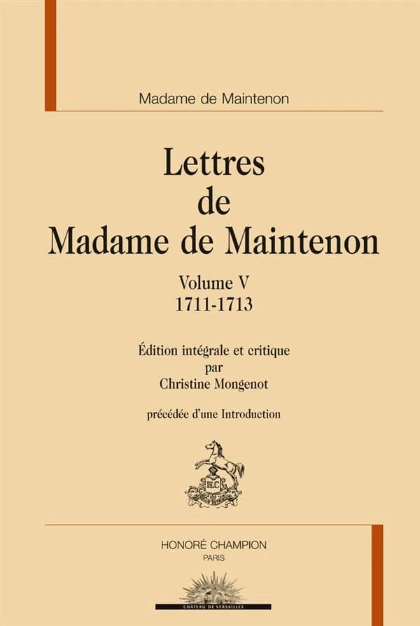 Lettres de Madame de Maintenon