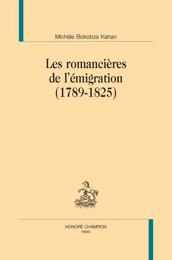 Les romancières de l'Émigration,1789-1825