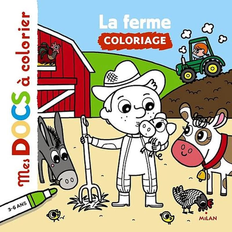 La ferme : coloriage : mes docs à colorier : [Album à colorier]