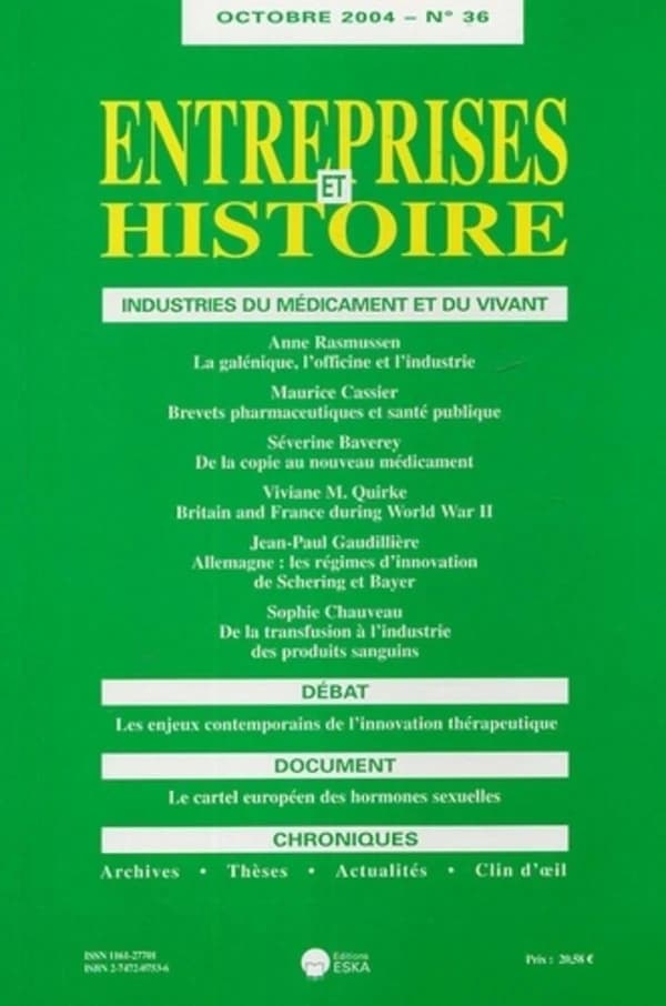 Industries du médicament et du vivant
