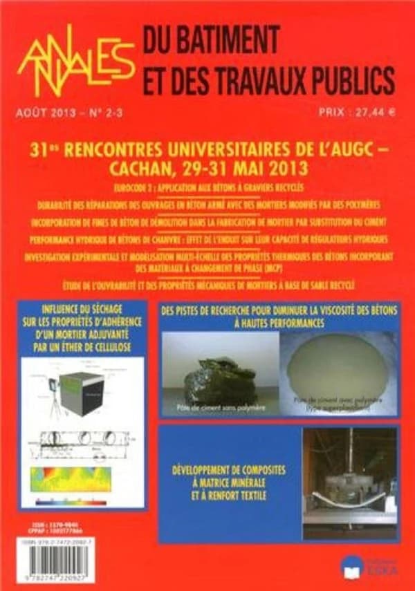 31e Rencontres universitaires de l'AUGC, Cachan, 29-31 mai 2013