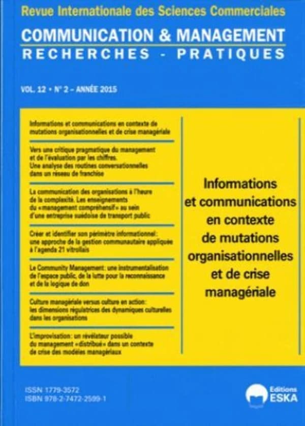Communication et management n.12 : 2