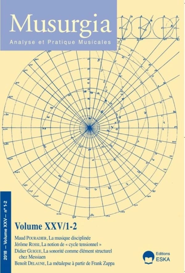 ANALYSE ET PRATIQUE MUSICALES-MUSURGIA-1-2 VOL XXV : REVUE MUSURGIA VOL XXV N°1-2