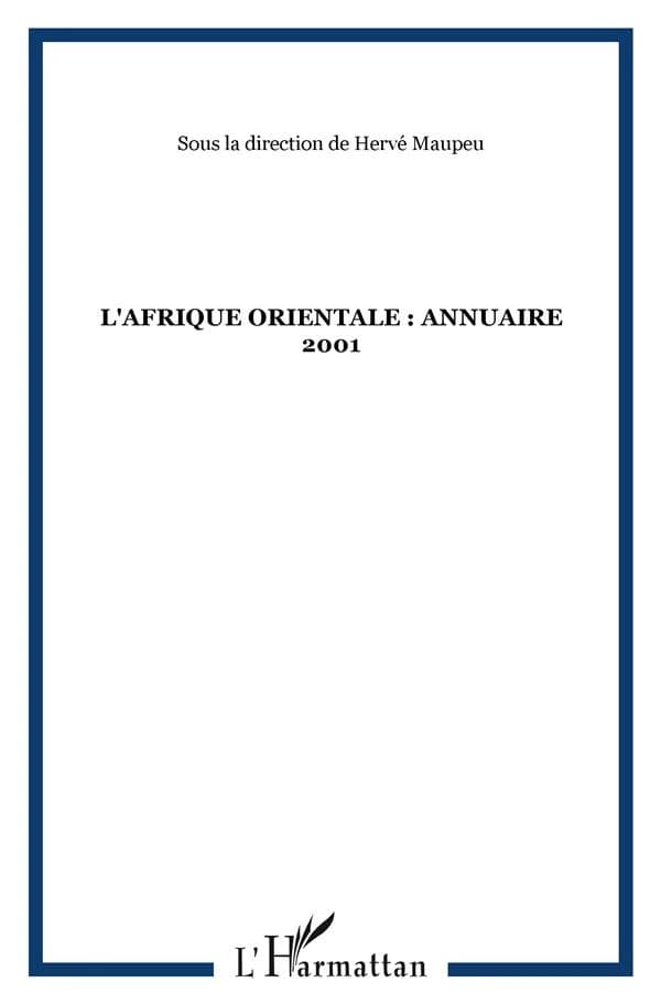 L'Afrique orientale : annuaire 2001