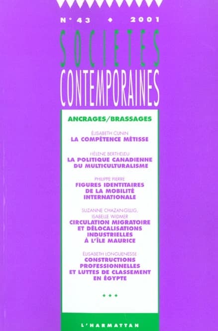 SOCIETES CONTEMPORAINES n.43 : ancrages