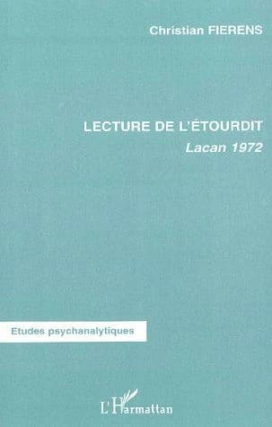 Lecture de l'étourdit : Lacan 1972