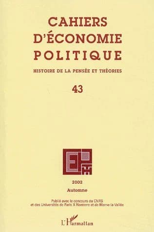 Cahiers d'économie politique N° 43 Automne 2002