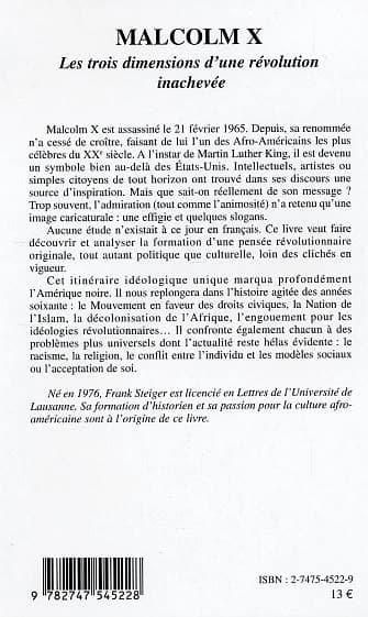 Malcolm X : les trois dimensions d'une révolution inachevée