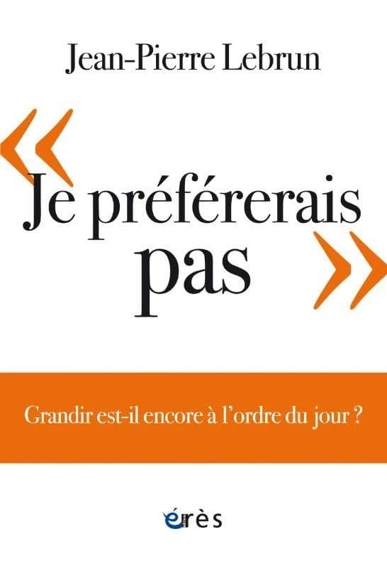 "Je préférerais pas" : grandir est-il encore à l'ordre du jour ?