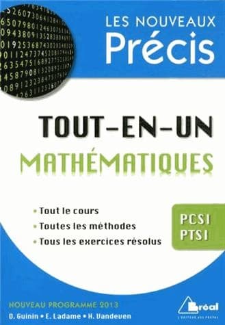 Tout-en-un mathématiques : PCSI, PTSI