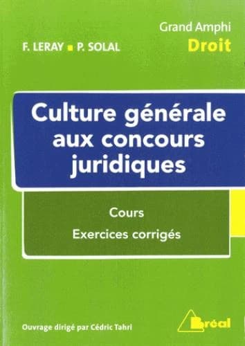 Culture générale aux concours juridiques