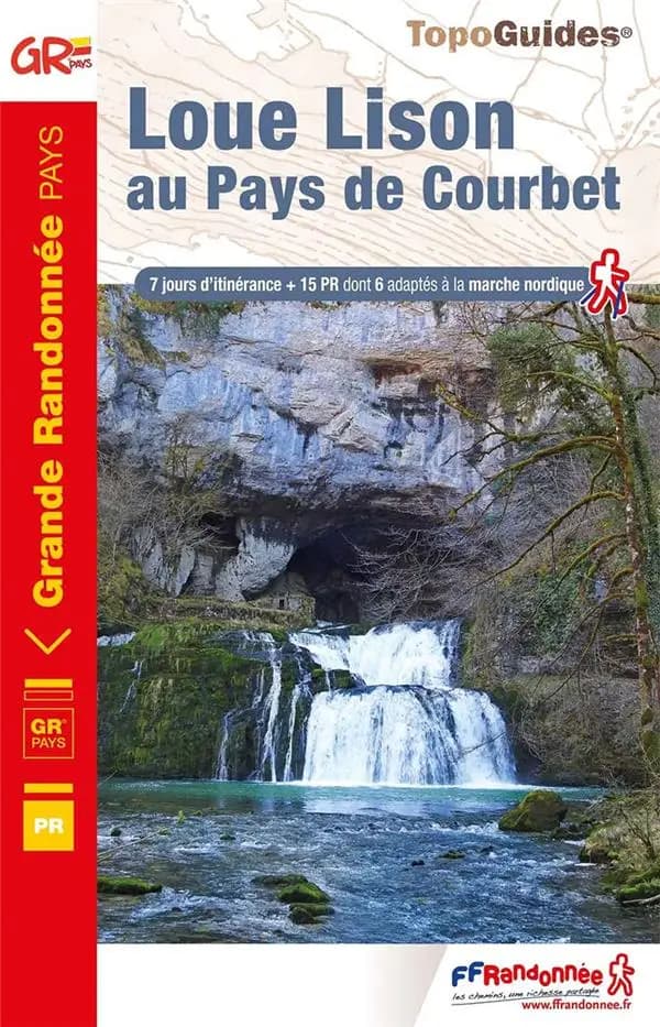 Loue, Lison au pays de Courbet : GR pays (1re édition) FFRandonnée ; [cartographie Institut national de l'information géographique et forestière]