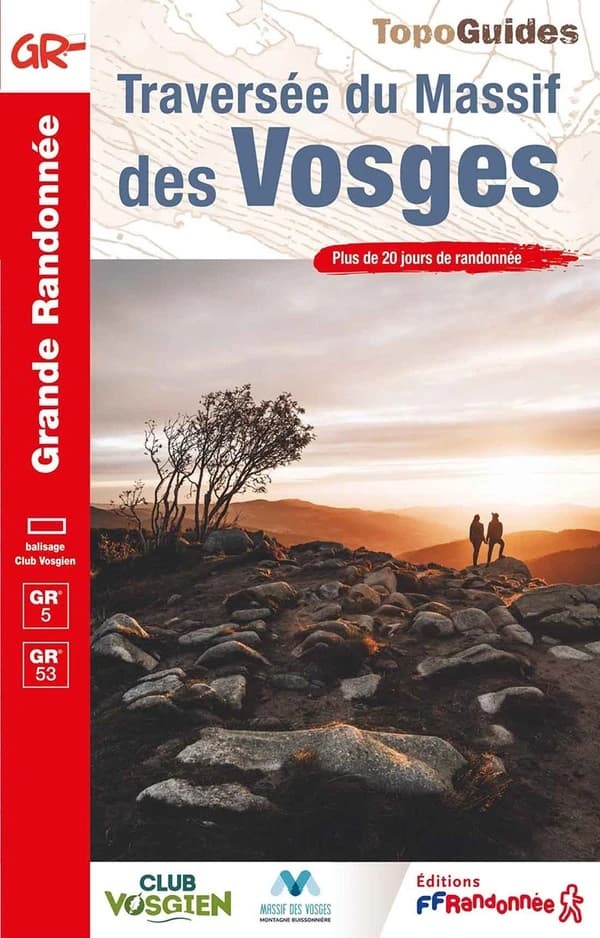 Traversée du Massif des Vosges (11e éd.) Fédération française de la randonnée pédestre ; réalisé avec la participation des comités FFRandonnée territoire d'Alsace, Territoire-de-Belfort, Haute-Saône...[et al.] ; [cartographie Institut national de l'inform