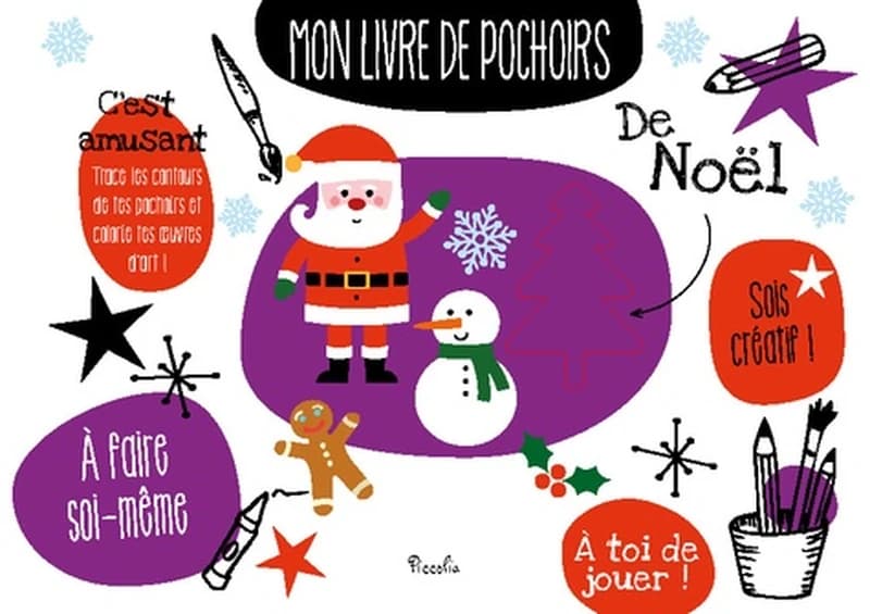 Mon livre de pochoirs de Noël