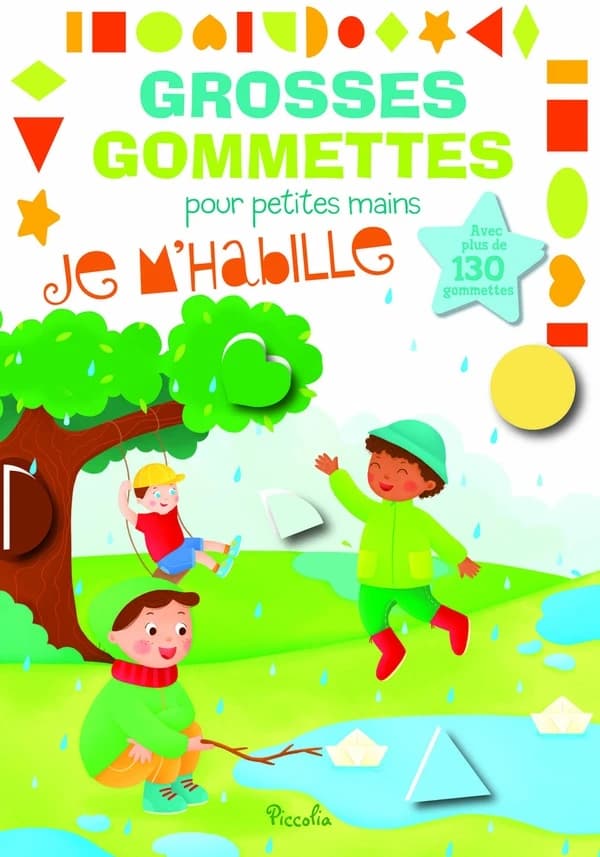 Grosses gommettes pour petites mains : je m'habille