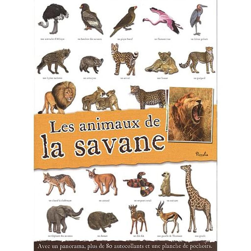 Les animaux de la savane
