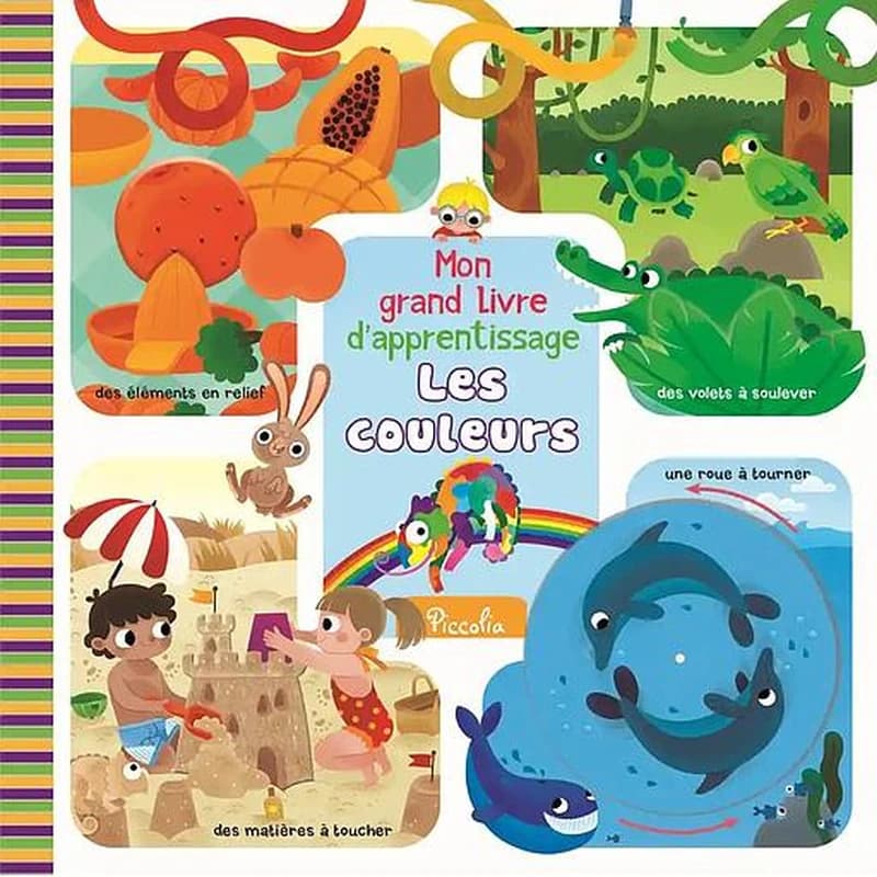 Mon grand livre d'apprentissage : Les couleurs