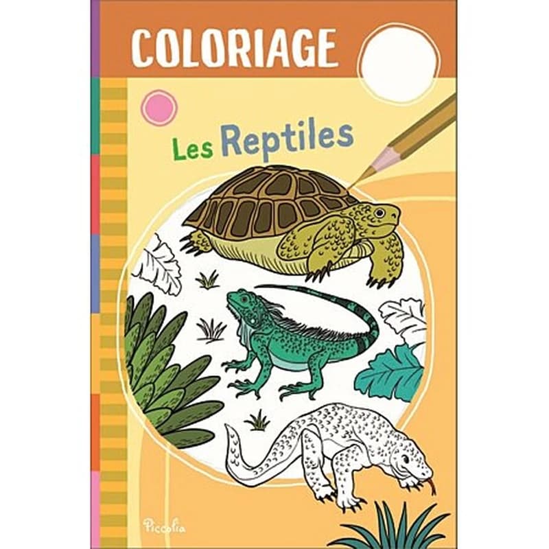 Coloriage : les reptiles