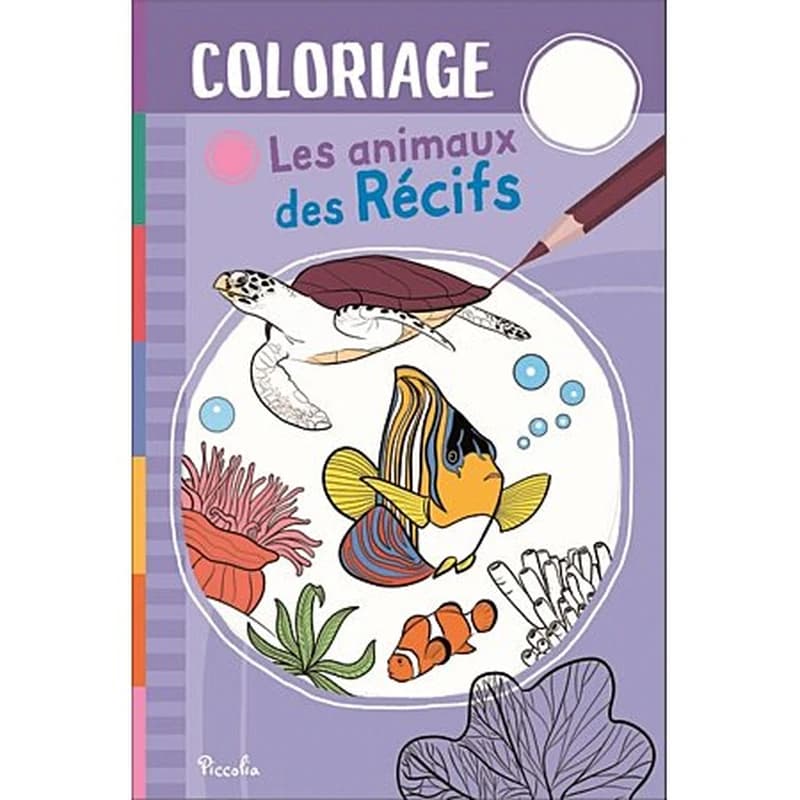 Coloriage : les animaux des récifs coralliens
