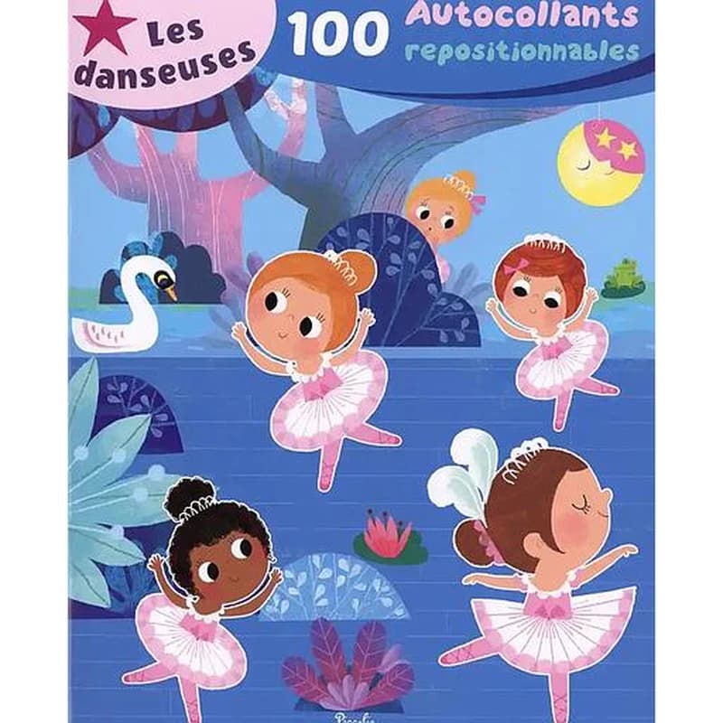 100 autocollants repositionnables : Les danseuses
